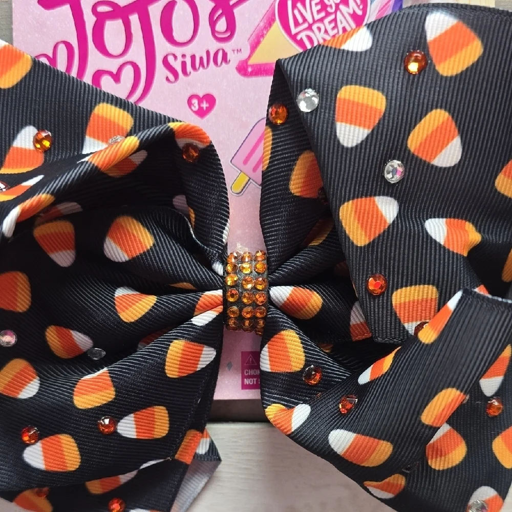 JoJo Siwa Halloween Candy Corn Hair Bow